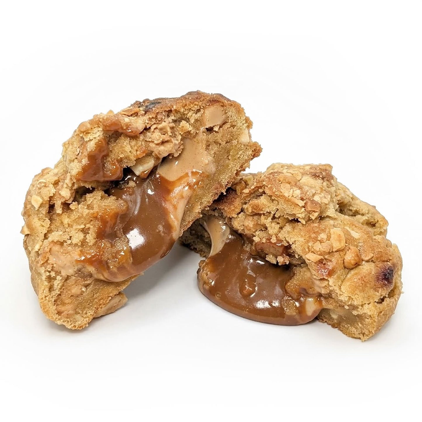 Salted Caramel Peanut Swirl Cookie
