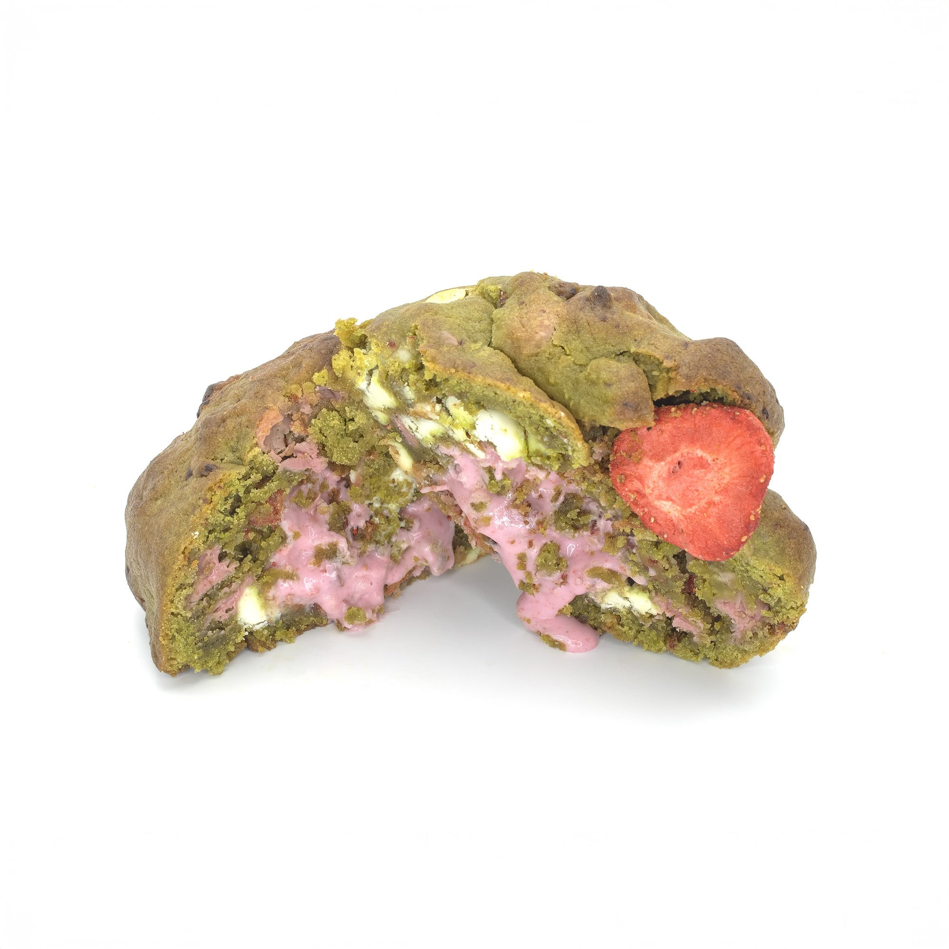 Strawberry Matcha Bomb Cookie image 0